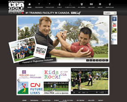 Canadian Golf Academy website by Jukah Digital Screenshot of Canadian Golf Academy website by Jukah Digital