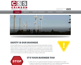 Crimson Safety Services website by Jukah Digital Screenshot of Crimson Safety Services website by Jukah Digital