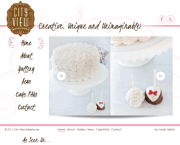 City View Bakehouse website by Jukah Digital Screenshot of City View Bakehouse website by Jukah Digital